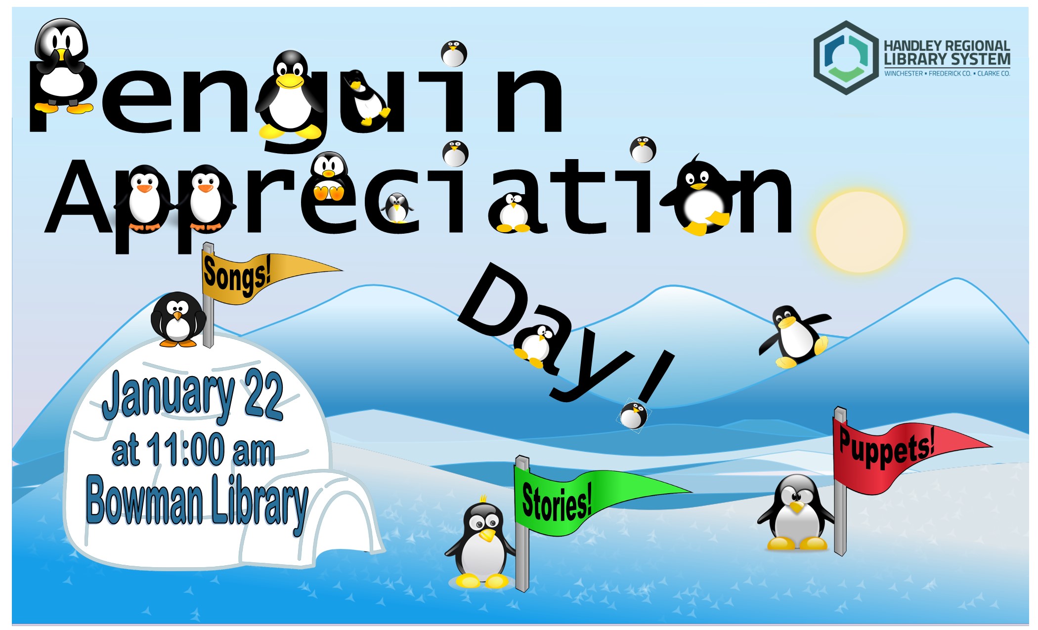 Penguin Appreciation Day Handley Regional Library System